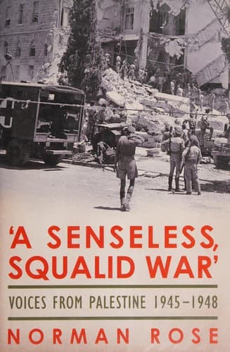 Cover of A senseless, squalid war by Norman Rose