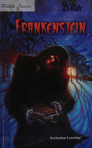 Cover of Retold classic novel, Frankenstein by Wim Coleman