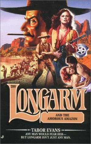Cover of Longarm and the amorous Amazon by Tabor Evans