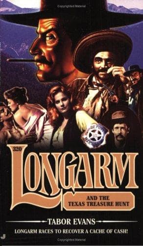 Cover of Longarm and the Texas Treasure Hunt (Longarm #320) by Tabor Evans