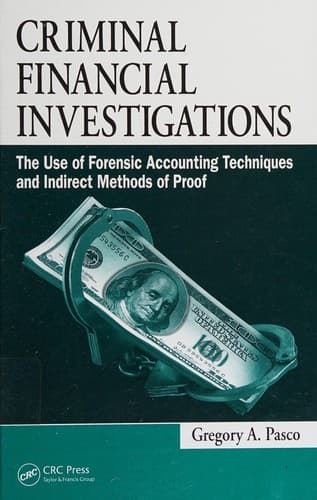 Cover of Criminal financial investigations by Gregory A. Pasco