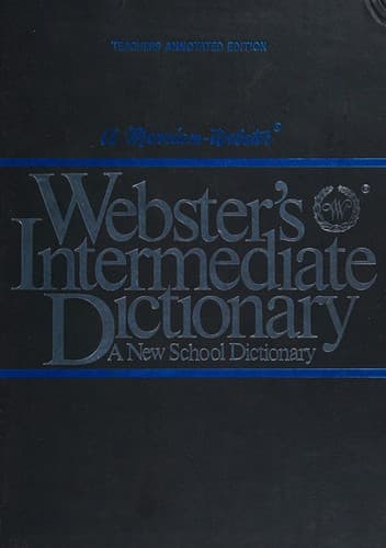 Cover of Webster's Intermediate Dictionary by Merriam-Webster