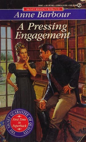 Cover of A Pressing Engagement by Anne Barbour