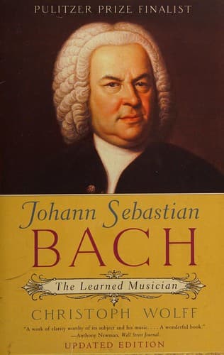 Cover of Bach Biography by Johann Sebastian Bach