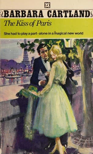 Cover of The Kiss of Paris by Barbara Cartland