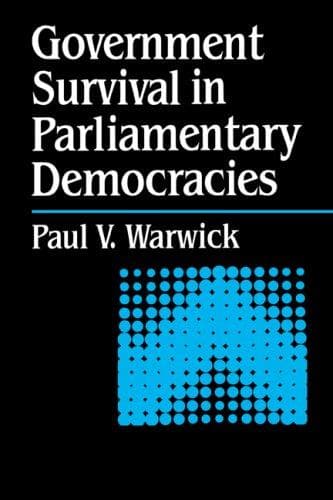 Cover of Government Survival in Parliamentary Democracies by Paul Warwick