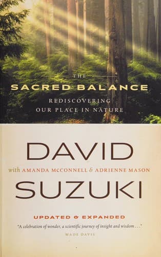 Cover of The sacred balance by David T. Suzuki