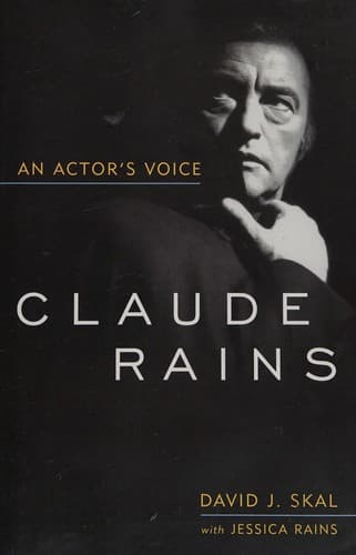 Cover of Claude Rains by David J. Skal