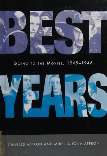 Cover of Best years by Charles Affron