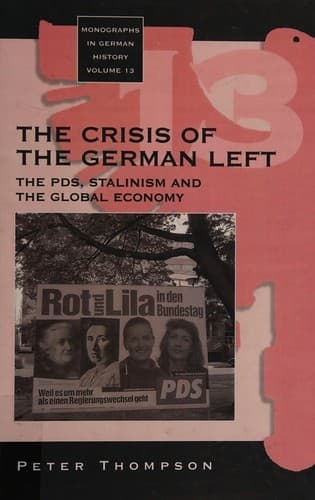 Cover of The crisis of the German left by Thompson, Peter