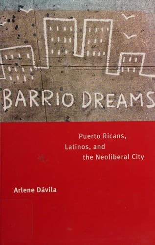 Cover of Barrio dreams by Arlene M. Dávila