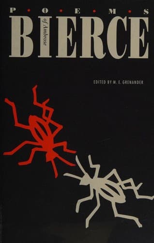 Cover of Poems of Ambrose Bierce by Ambrose Bierce