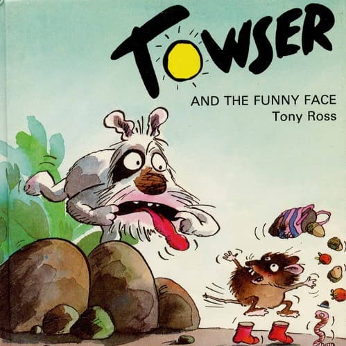 Cover of Towser and the funny face by Tony Ross