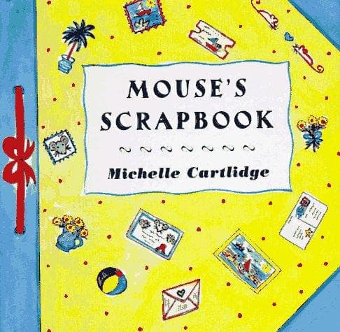 Cover of Mouse's scrapbook by Michelle Cartlidge