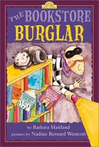 Cover of The bookstore burglar by Barbara Maitland