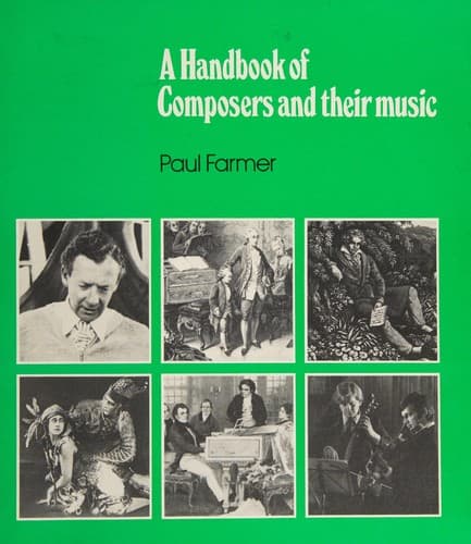 Cover of A Handbook of Composers and their Music by Paul Farmer