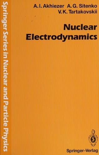 Cover of Nuclear electrodynamics by A. I. Akhiezer