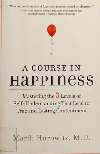 Cover of A course in happiness by Mardi Jon Horowitz