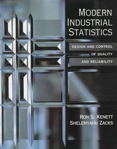 Cover of Modern industrial statistics by Ron Kenett