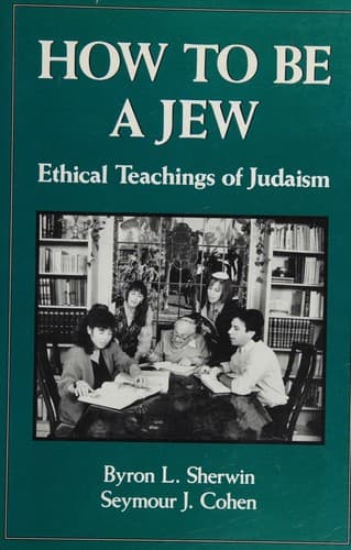Cover of How to be a Jew by Byron L. Sherwin