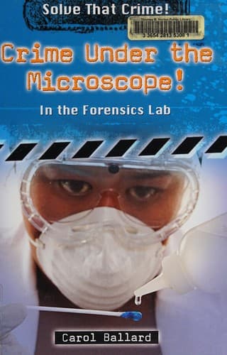 Cover of Crime under the microscope! by Carol Ballard