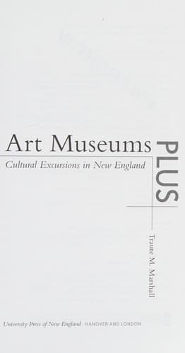 Cover of Art museums plus by Traute M. Marshall