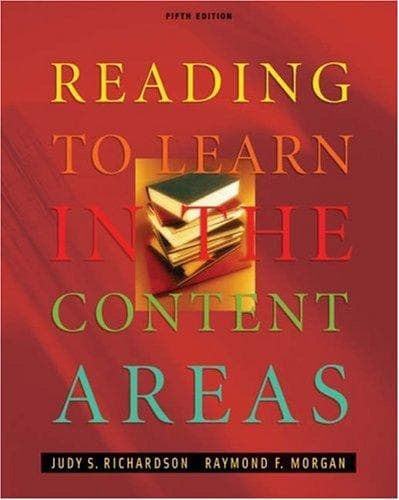 Cover of Reading to learn in the content areas by Judy S. Richardson