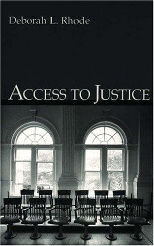 Cover of Access to Justice by Deborah L. Rhode