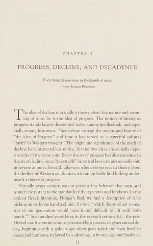 Cover of The idea of decline in Western history by Arthur Herman