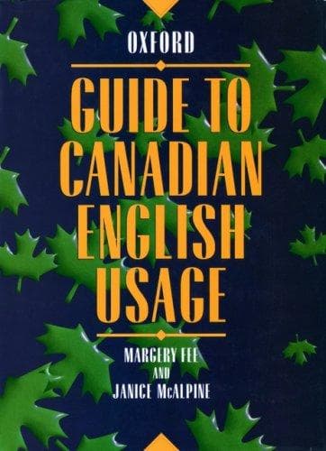 Cover of Guide to Canadian English usage by Margery Fee