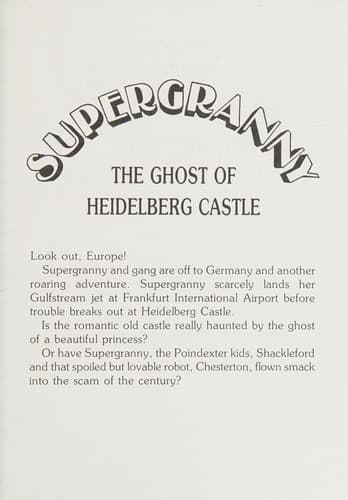 Cover of The ghost of Heidelberg Castle by Beverly Hennen Van Hook