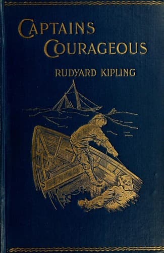 Cover of Captains Courageous by Rudyard Kipling