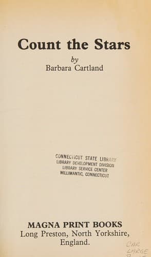 Cover of Count the Stars by Barbara Cartland