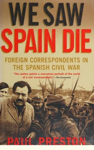 Cover of We saw Spain Die by Paul Preston