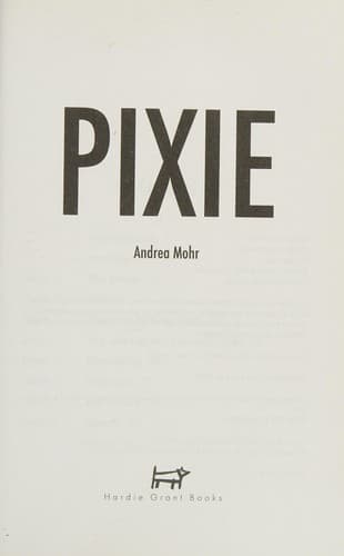 Cover of Pixie by Andrea Mohr