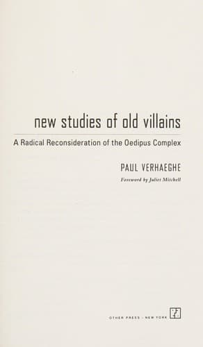 Cover of New studies of old villains by Paul Verhaeghe