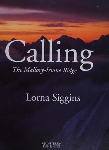 Cover of Everest calling by Lorna Siggins