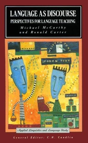 Cover of Language as discourse by McCarthy, Michael