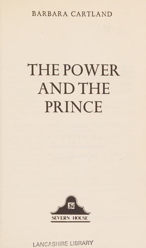 Cover of The Power and the Prince by Barbara Cartland
