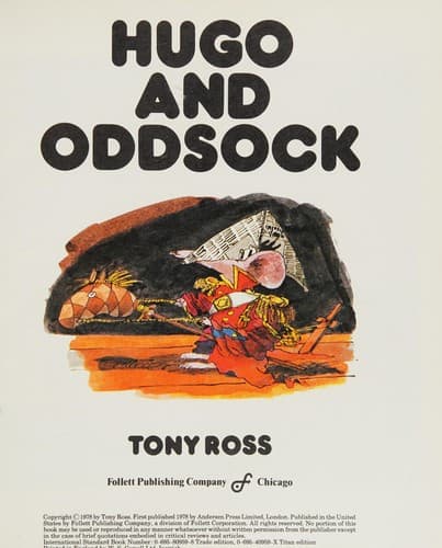 Cover of Hugo and Oddsock by Tony Ross