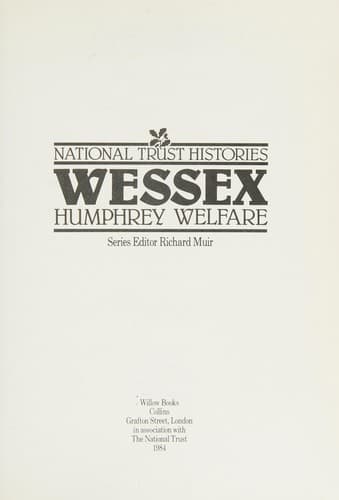 Cover of Wessex by Humphrey Welfare