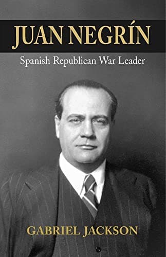 Cover of Juan Negrín by Gabriel Jackson