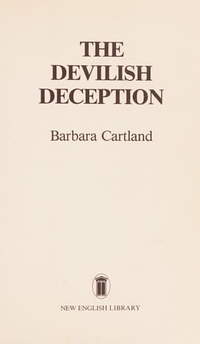 Cover of The Devilish Deception by Barbara Cartland