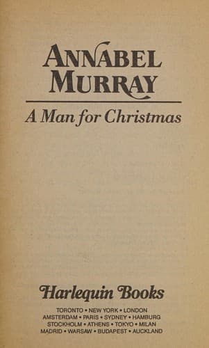 Cover of Man For Christmas by Annabel Murray