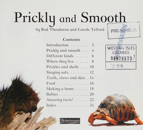Cover of Prickly and smooth by Carole Telford