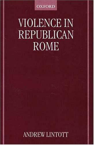 Cover of Violence in republican Rome by A. W. Lintott
