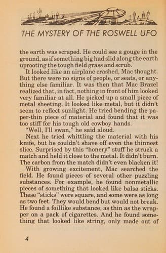 Cover of The mystery of the Roswell UFO by Ken McMurtry