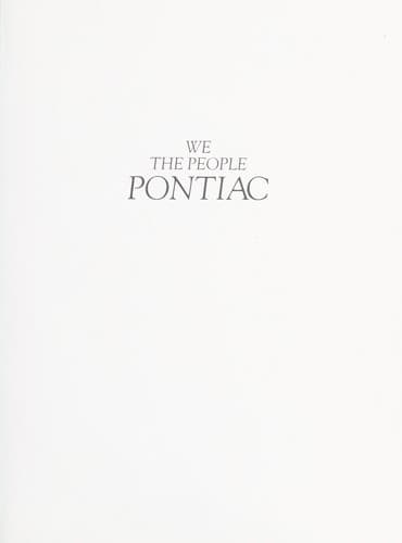 Cover of Pontiac by James R. Rothaus