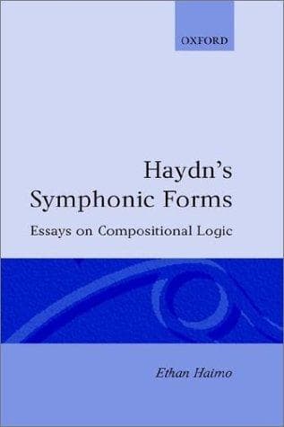 Cover of Haydn's symphonic forms by Ethan Haimo