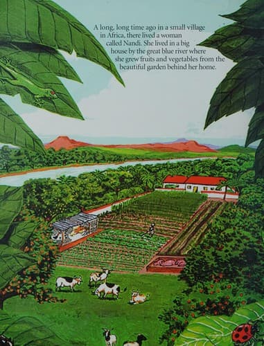 Cover of Nandi's magic garden by Ron Matthews